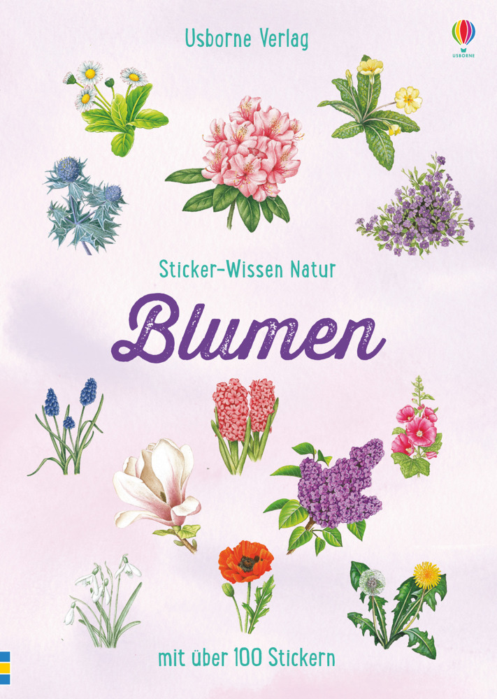 Cover: 9781789410617 | Sticker-Wissen Natur: Blumen | Mit über 100 Stickern | Lisa Miles