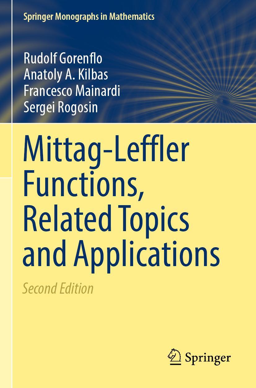 Cover: 9783662615522 | Mittag-Leffler Functions, Related Topics and Applications | Buch | xvi