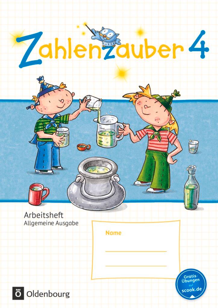 Cover: 9783637018778 | Zahlenzauber 4. Schuljahr - Allgemeine Ausgabe - Arbeitsheft | Buch