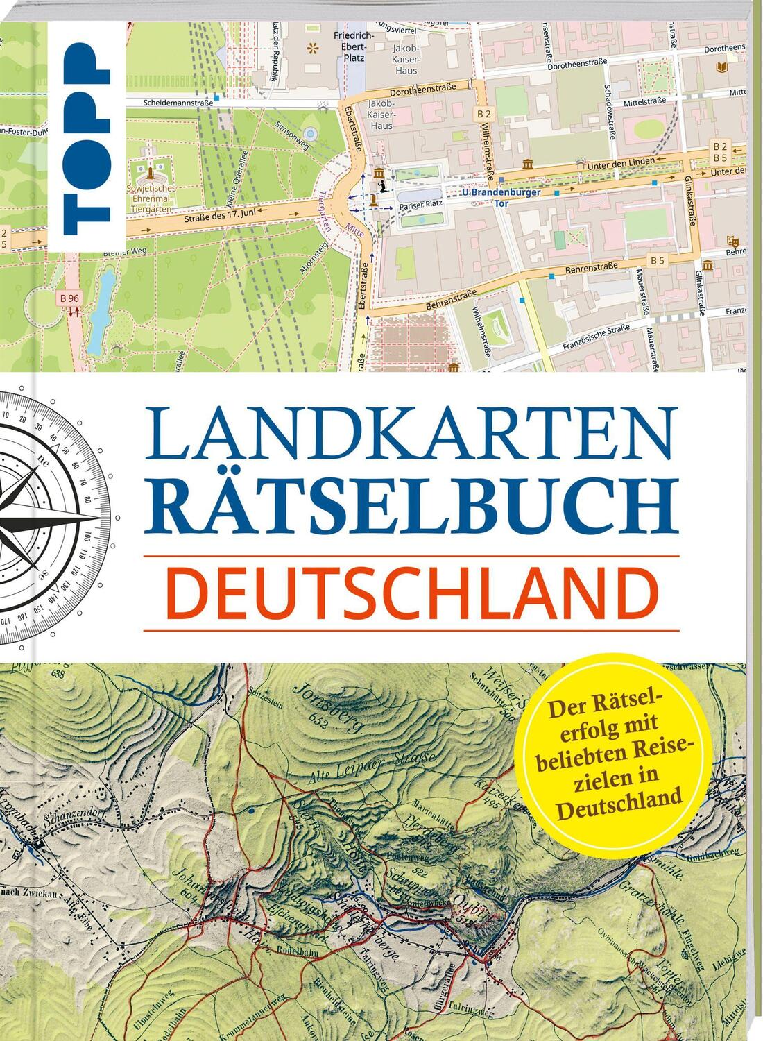 Cover: 9783772445859 | Landkarten Rätselbuch - Deutschland | Norbert Pautner | Taschenbuch