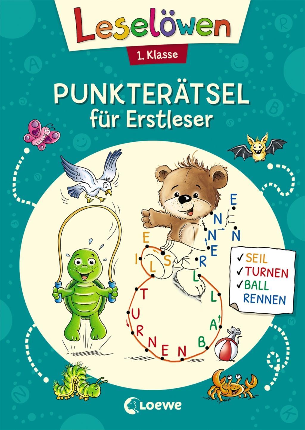 Cover: 9783743204577 | Leselöwen Punkterätsel für Erstleser - 1. Klasse (Petrol) | Kreativ