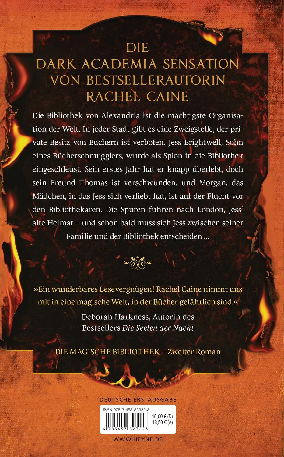 Bild: 9783453323223 | Papier und Feuer - Die Magische Bibliothek | Rachel Caine | Buch