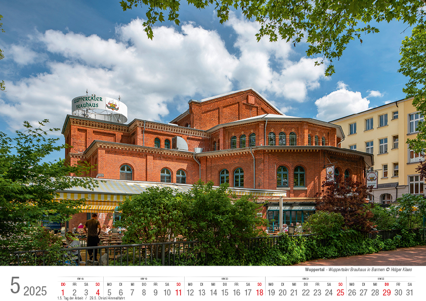 Bild: 9783965352148 | Wuppertal 2025 Bildkalender A4 Spiralbindung | Holger Klaes | Kalender