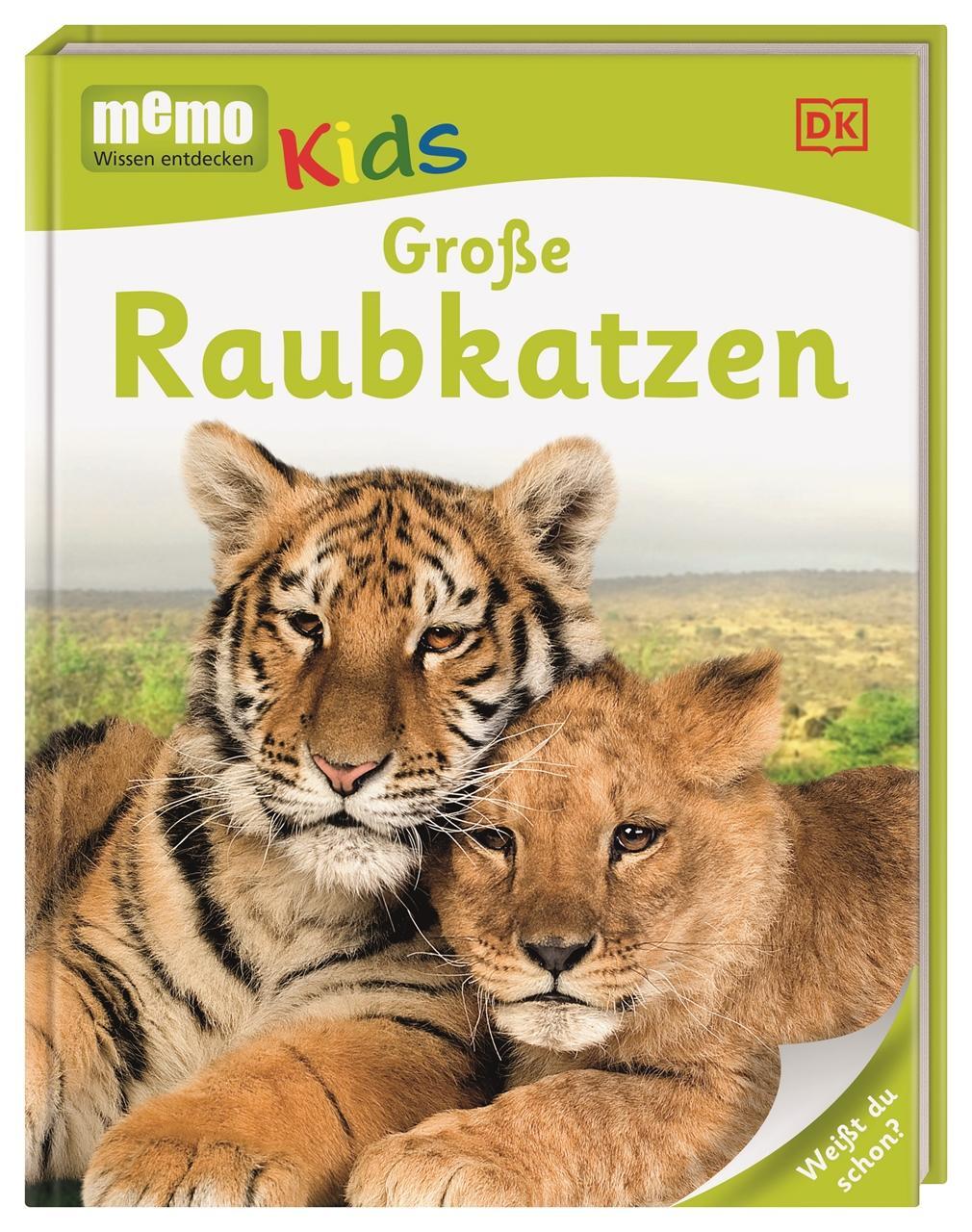 Cover: 9783831027057 | memo Kids. Große Raubkatzen | Buch | memo Kids | Deutsch | 2015