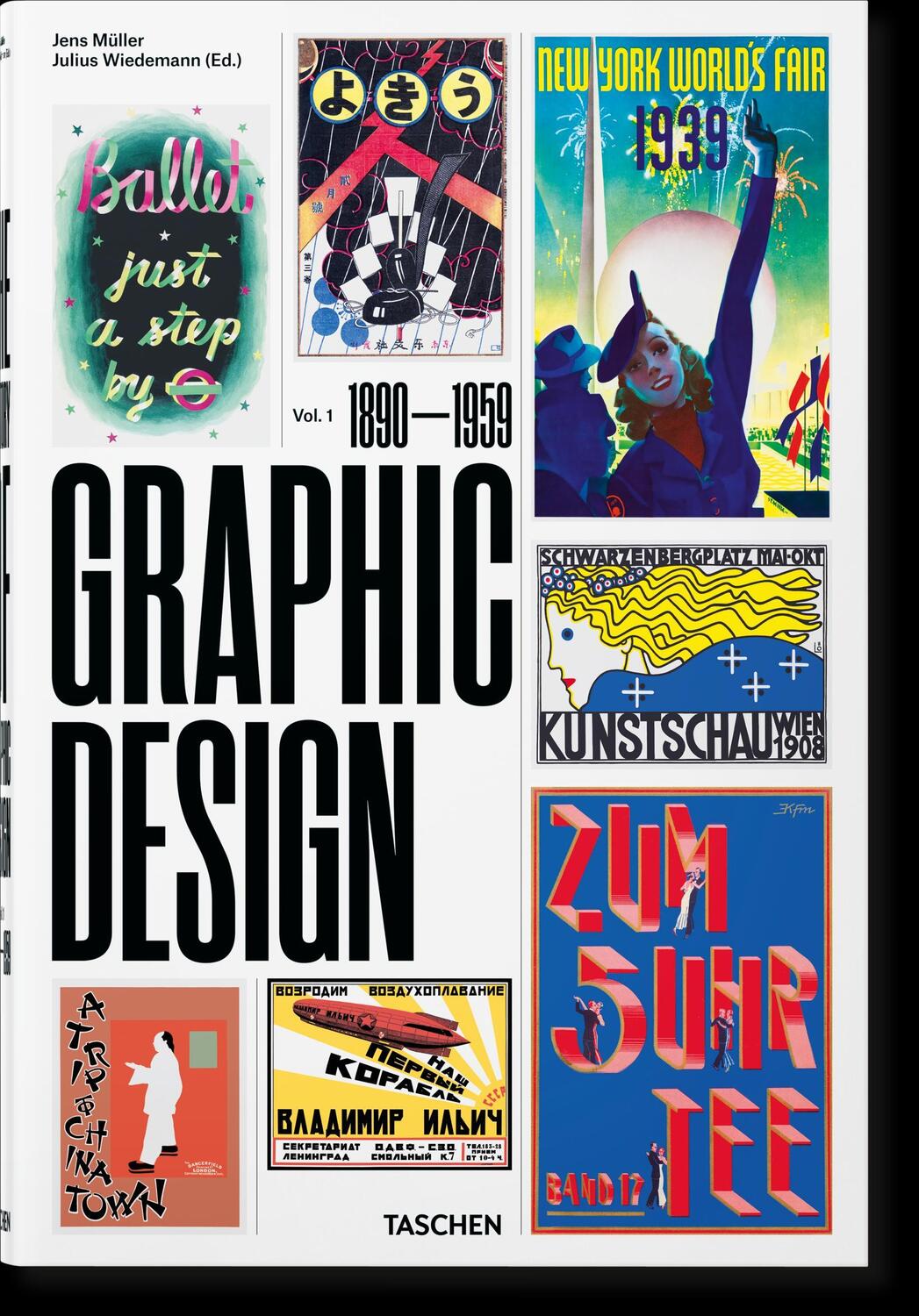 Cover: 9783836563079 | The History of Graphic Design. Vol. 1. 1890-1959 | Jens Müller | Buch