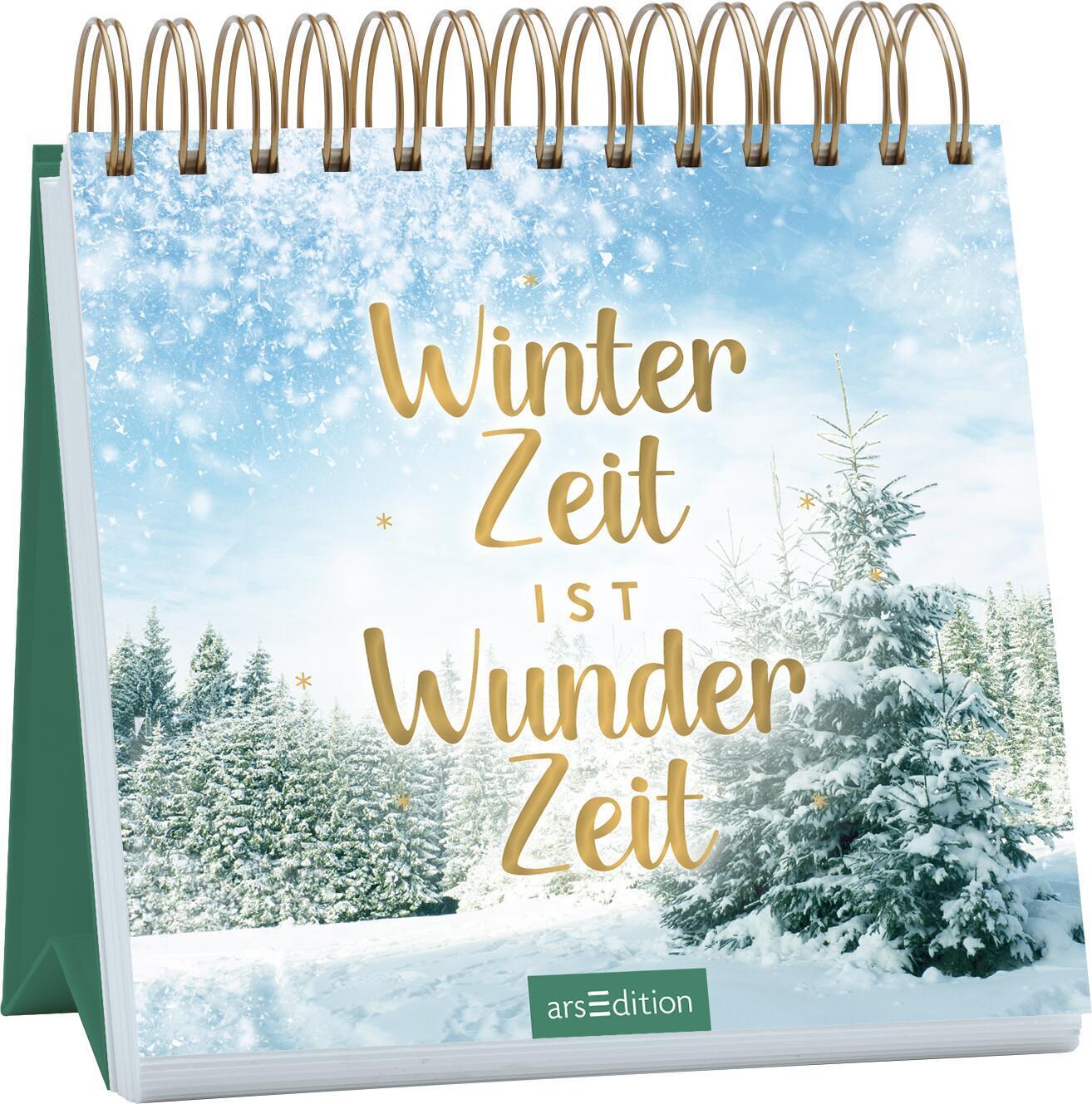 Cover: 9783845854847 | Winterzeit ist Wunderzeit | Achtsame Gedanken und Zitate | Taschenbuch