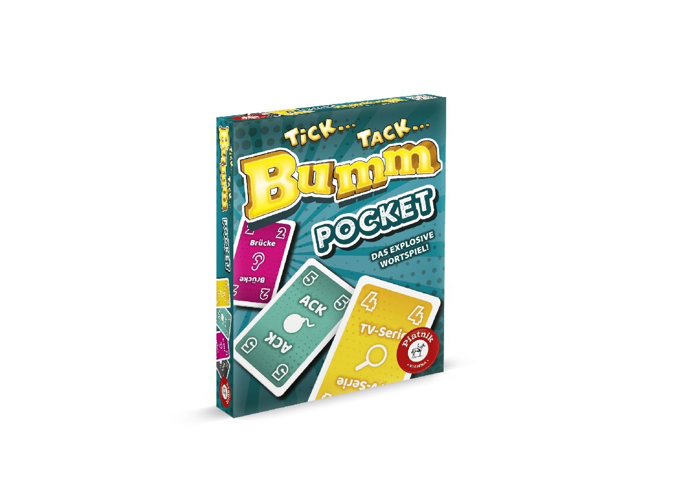 Cover: 9001890667190 | Tick Tack Bumm Pocket | Spiel | Deutsch | 2022 | Piatnik