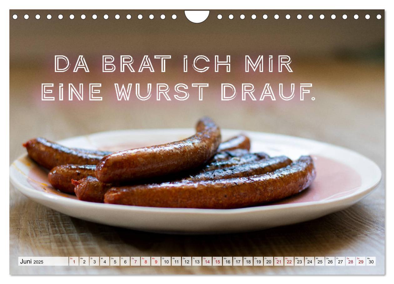 Bild: 9783435113170 | Wurstkalender. Es geht um die Wurst. (Wandkalender 2025 DIN A4...