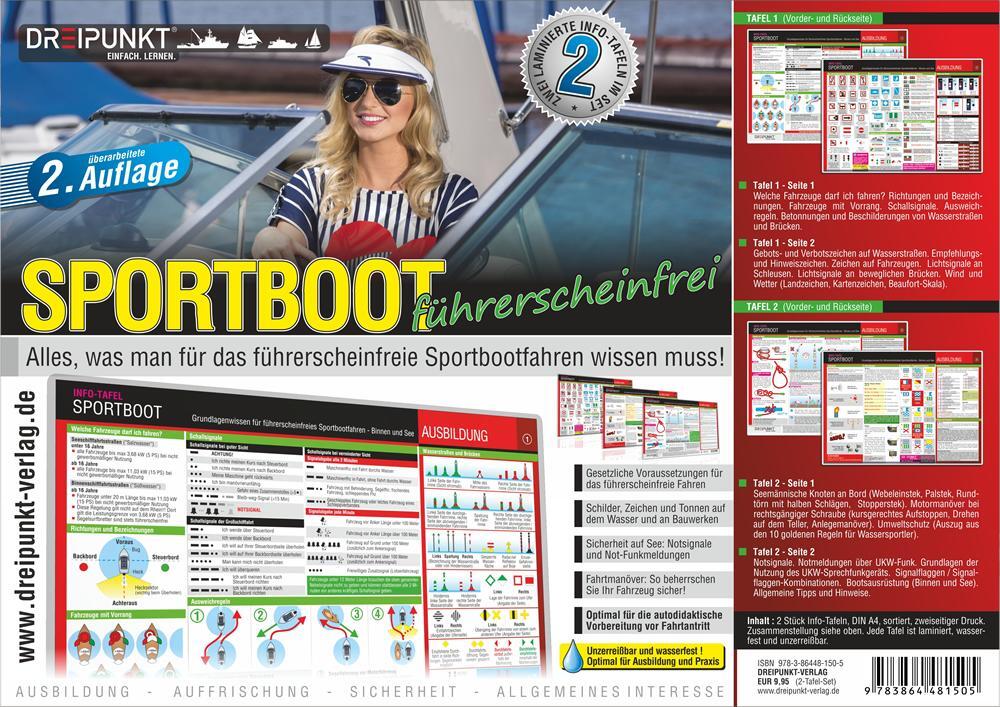 Cover: 9783864481505 | Info-Tafel-Set Sportboot führerscheinfrei | Michael Schulze | Buch