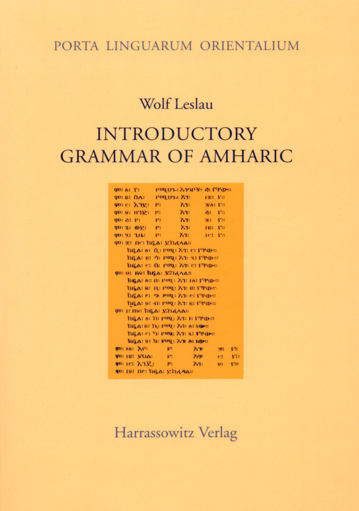 Cover: 9783447042710 | Introductory Grammar of Amharic | Wolf Leslau | Taschenbuch | Englisch