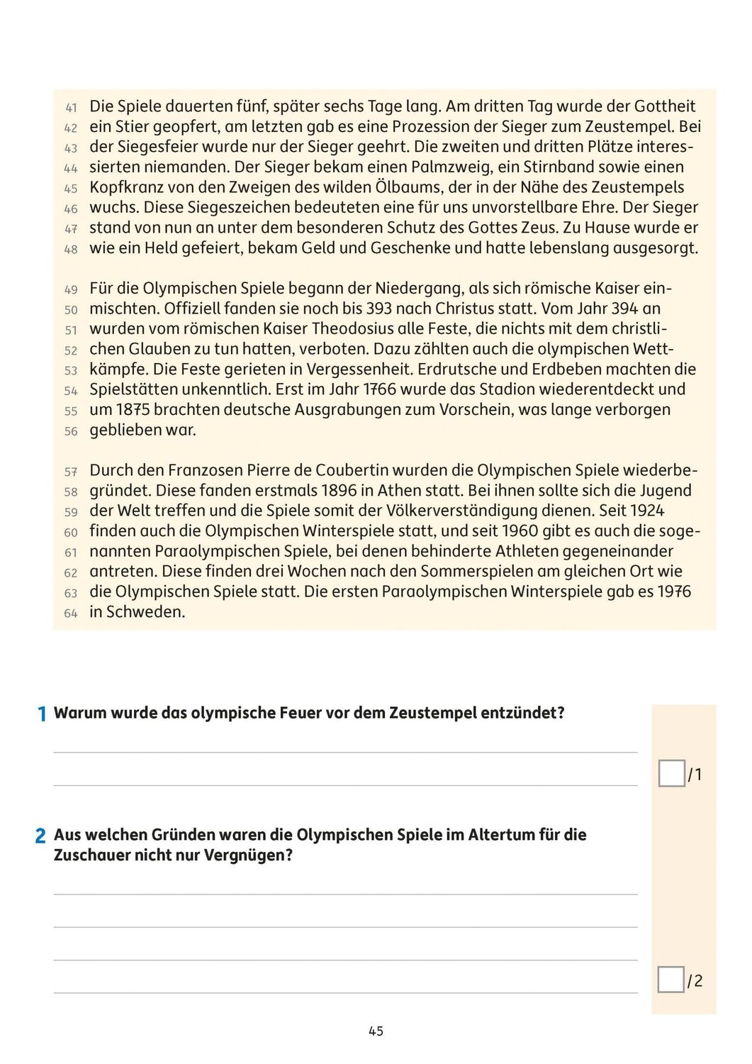 Bild: 9783881002943 | Lesetests in Deutsch - Lernzielkontrollen 4. Klasse, A4-Heft | Widmann