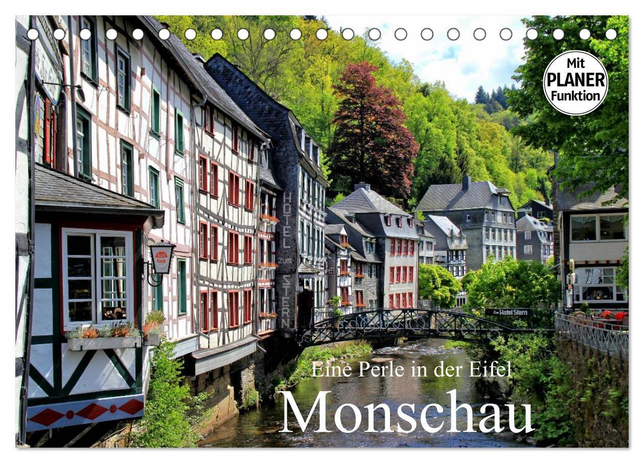 Cover: 9783383324031 | Eine Perle in der Eifel - Monschau (Tischkalender 2024 DIN A5...