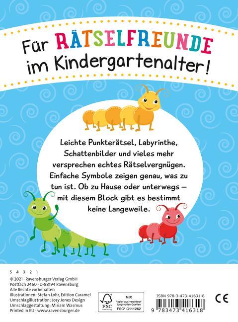Bild: 9783473416318 | Mein dicker Rätselspaß Kindergarten | Taschenbuch | Block | 224 S.