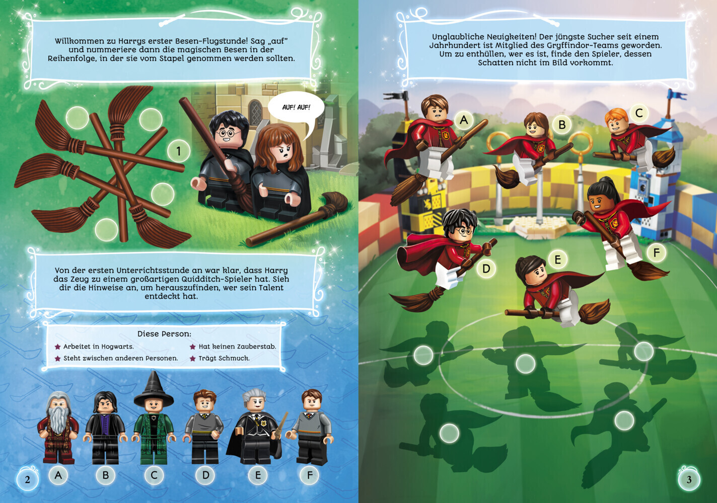 Bild: 9783960805816 | LEGO® Harry Potter(TM) - Rätselspaß für Quidditch-Fans, m. Minifigur