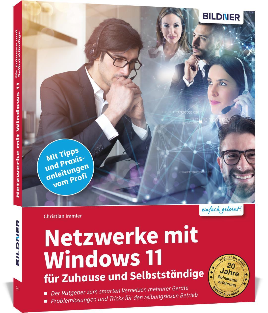 Cover: 9783832805340 | Netzwerke mit Windows 11 - für Zuhause und Selbstständige | Immler