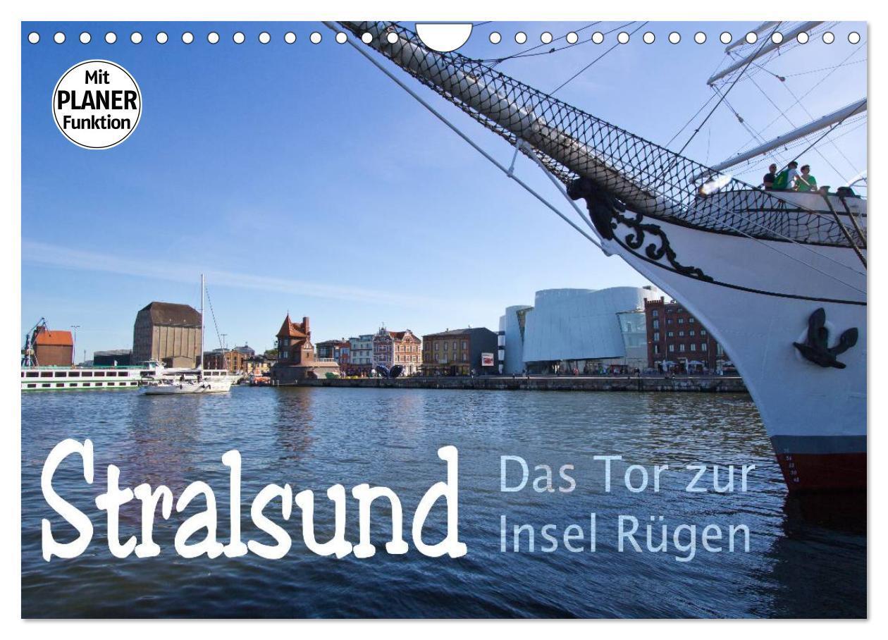 Cover: 9783435548040 | Stralsund. Das Tor zur Insel Rügen (Wandkalender 2025 DIN A4 quer),...