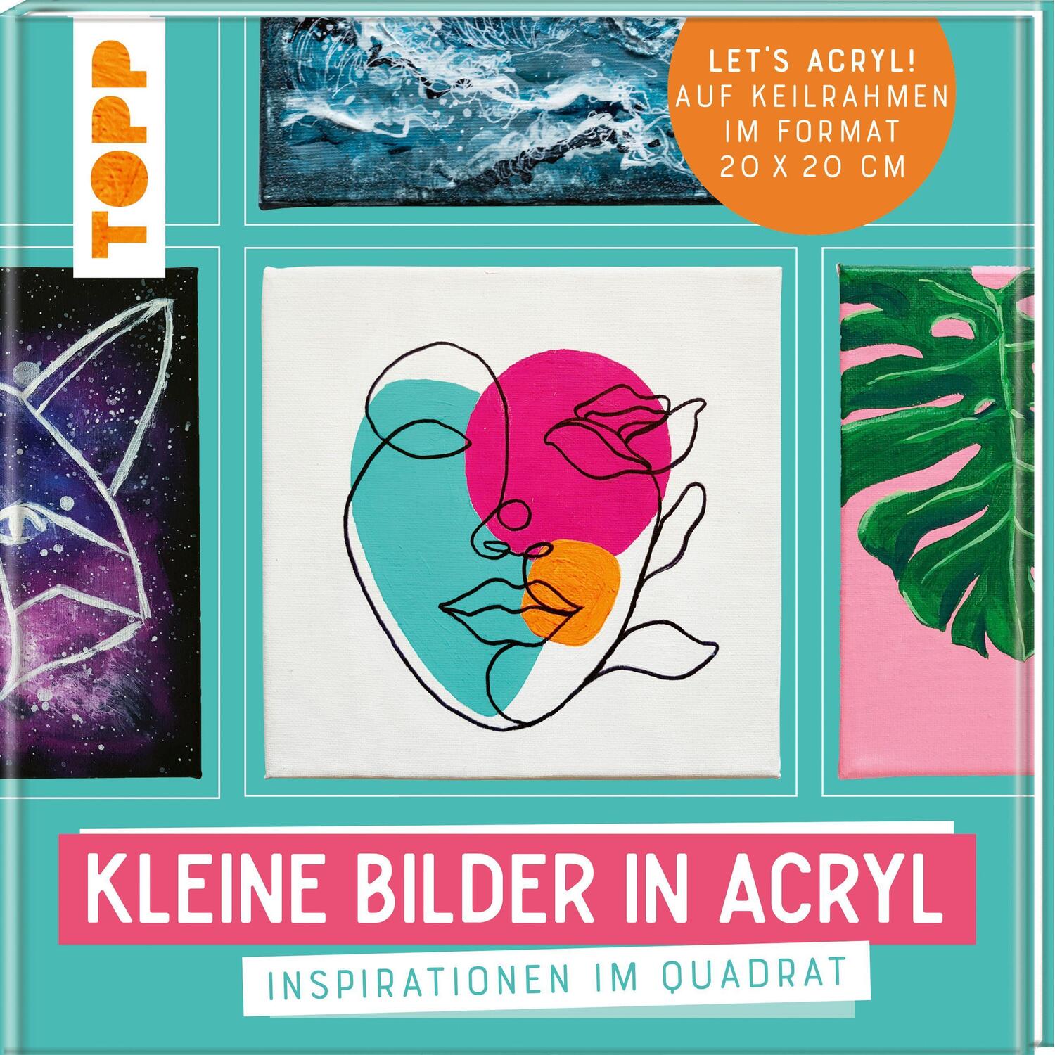 Cover: 9783772447051 | Kleine Bilder in Acryl | Sabine Türk (u. a.) | Buch | Deutsch | 2020