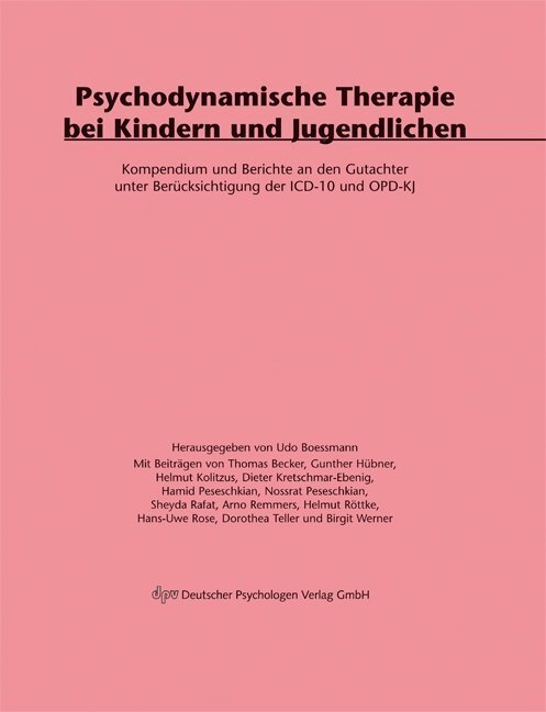 Cover: 9783931589653 | Psychodynamische Therapie bei Kindern und Jugendlichen | Udo Boessmann