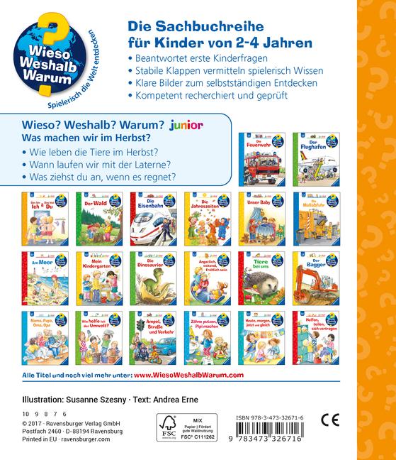 Bild: 9783473326716 | Wieso? Weshalb? Warum? junior, Band 61: Was machen wir im Herbst?