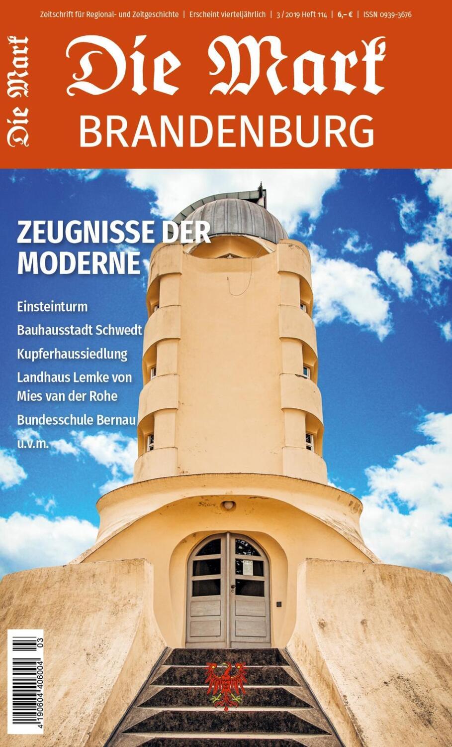 Cover: 9783910134898 | Zeugnisse der Moderne | Mark Brandenburg | Thomas Drachenberg (u. a.)