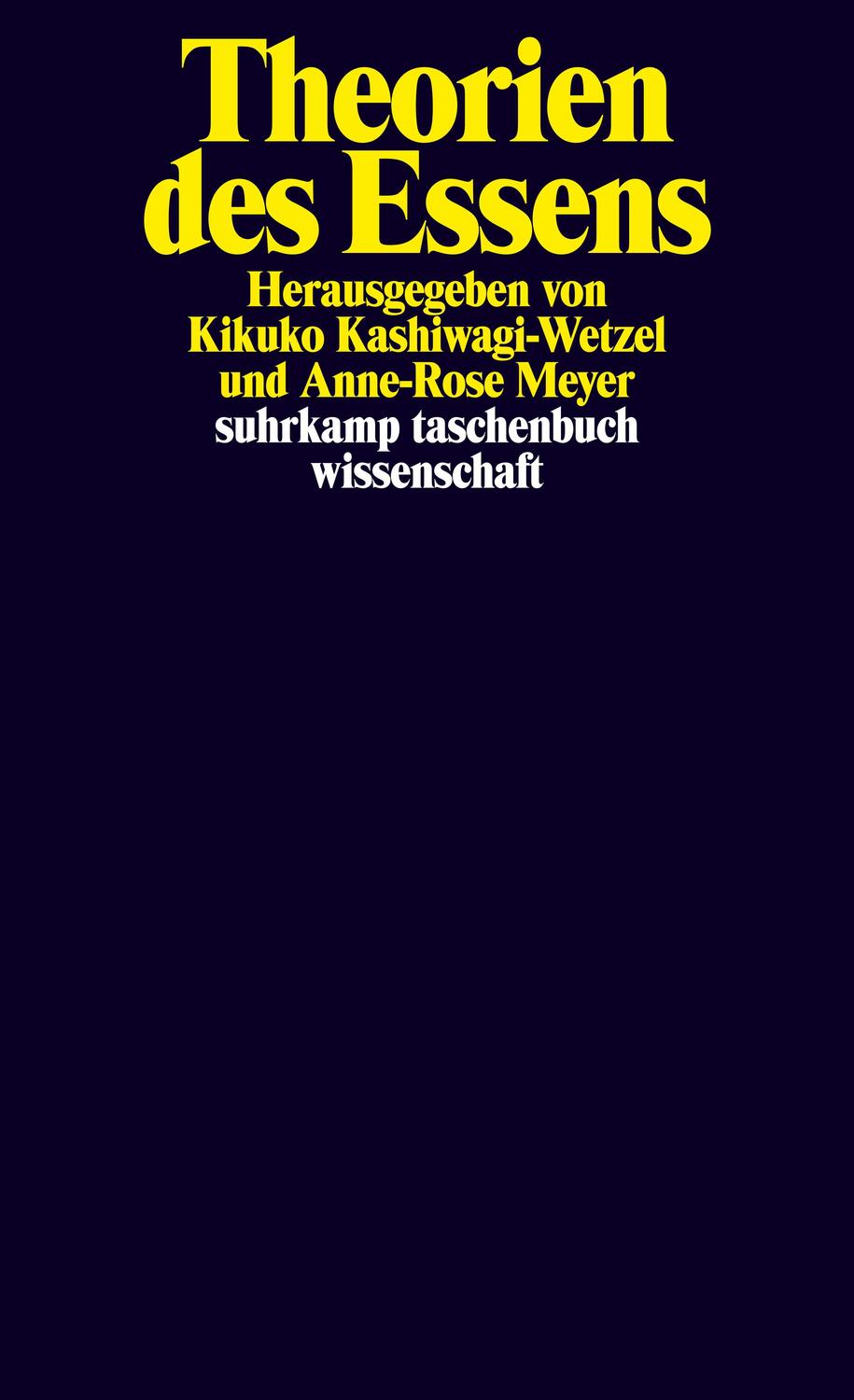 Cover: 9783518297810 | Theorien des Essens | Kikuko Kashiwagi-Wetzel (u. a.) | Taschenbuch