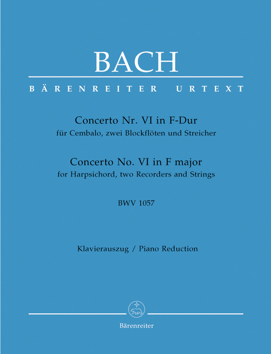 Cover: 9790006505814 | Concerto For Harpsichord No.6 In F Major | Johann Sebastian Bach