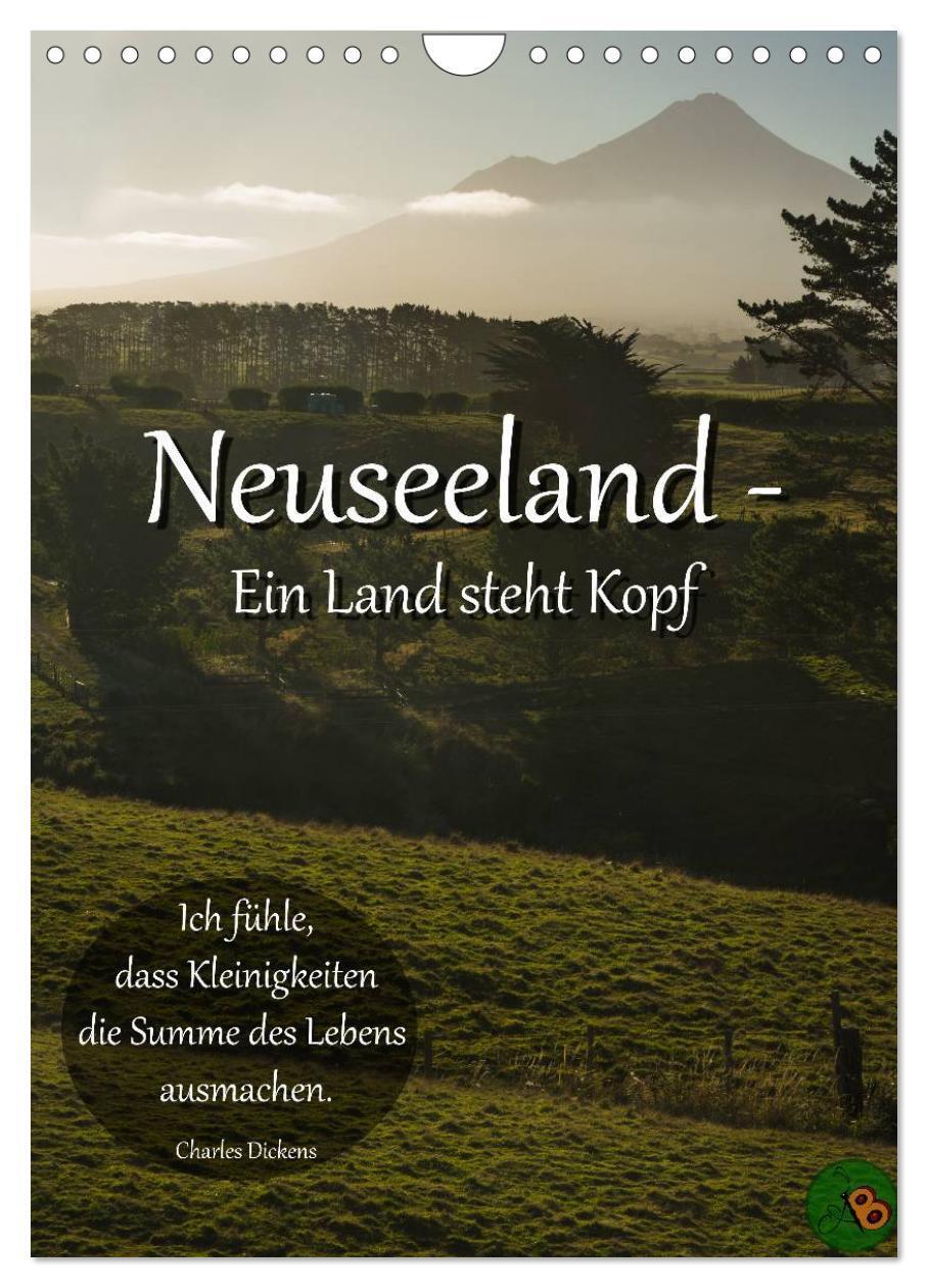 Cover: 9783383556326 | Neuseeland - Ein Land steht Kopf (Wandkalender 2024 DIN A4 hoch),...