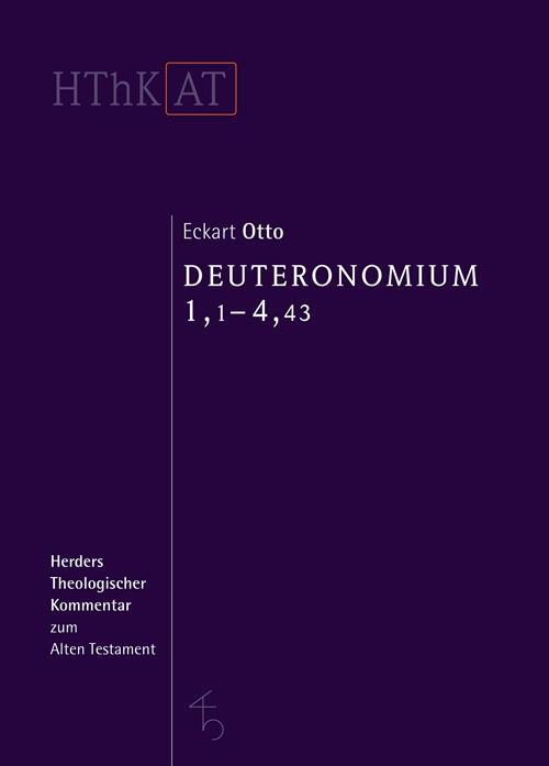 Cover: 9783451268083 | Deuteronomium 1-11 | Erster Teilband: 1,1-4,43 | Eckart Otto | Buch