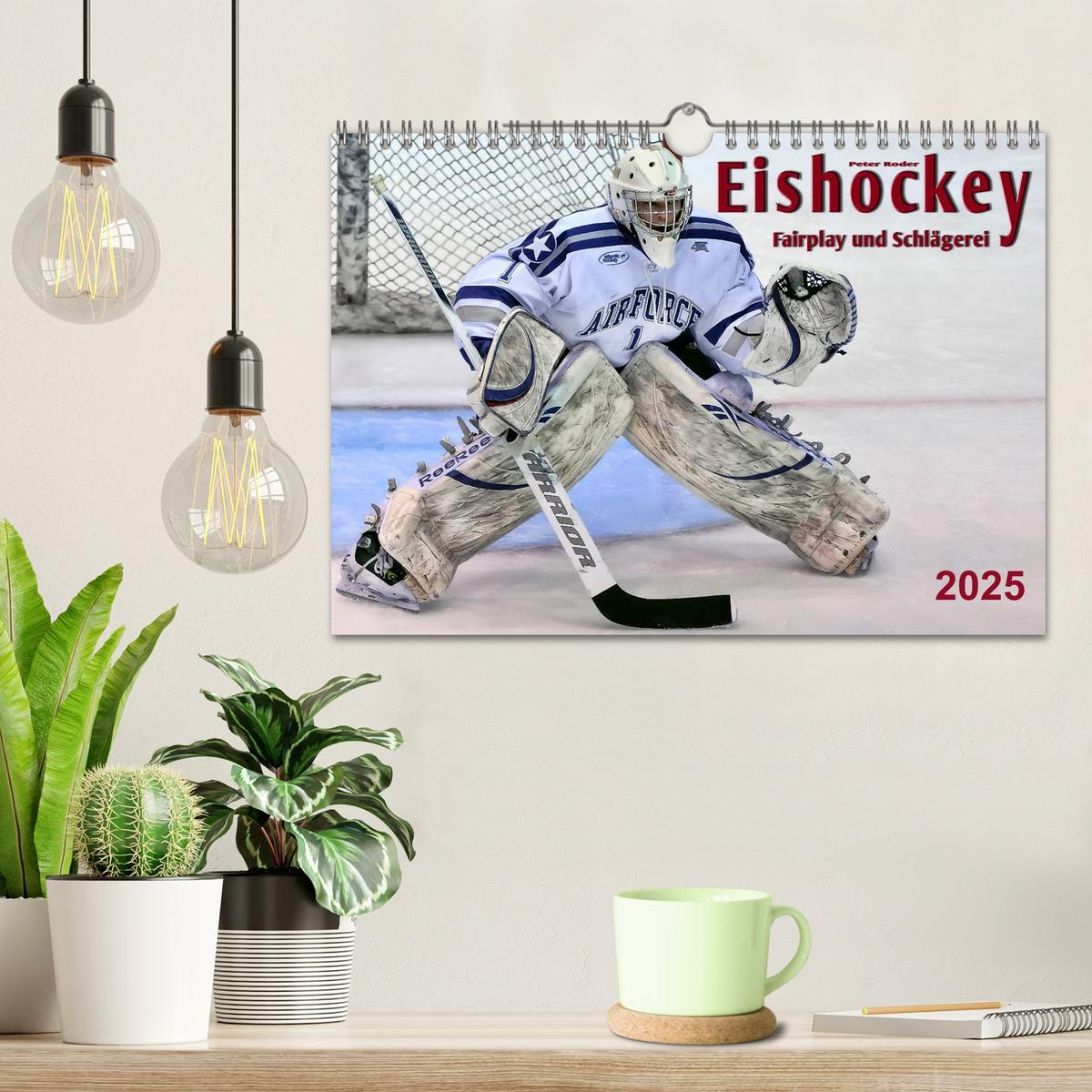 Bild: 9783435483020 | Eishockey - Fairplay und Schlägerei (Wandkalender 2025 DIN A4...