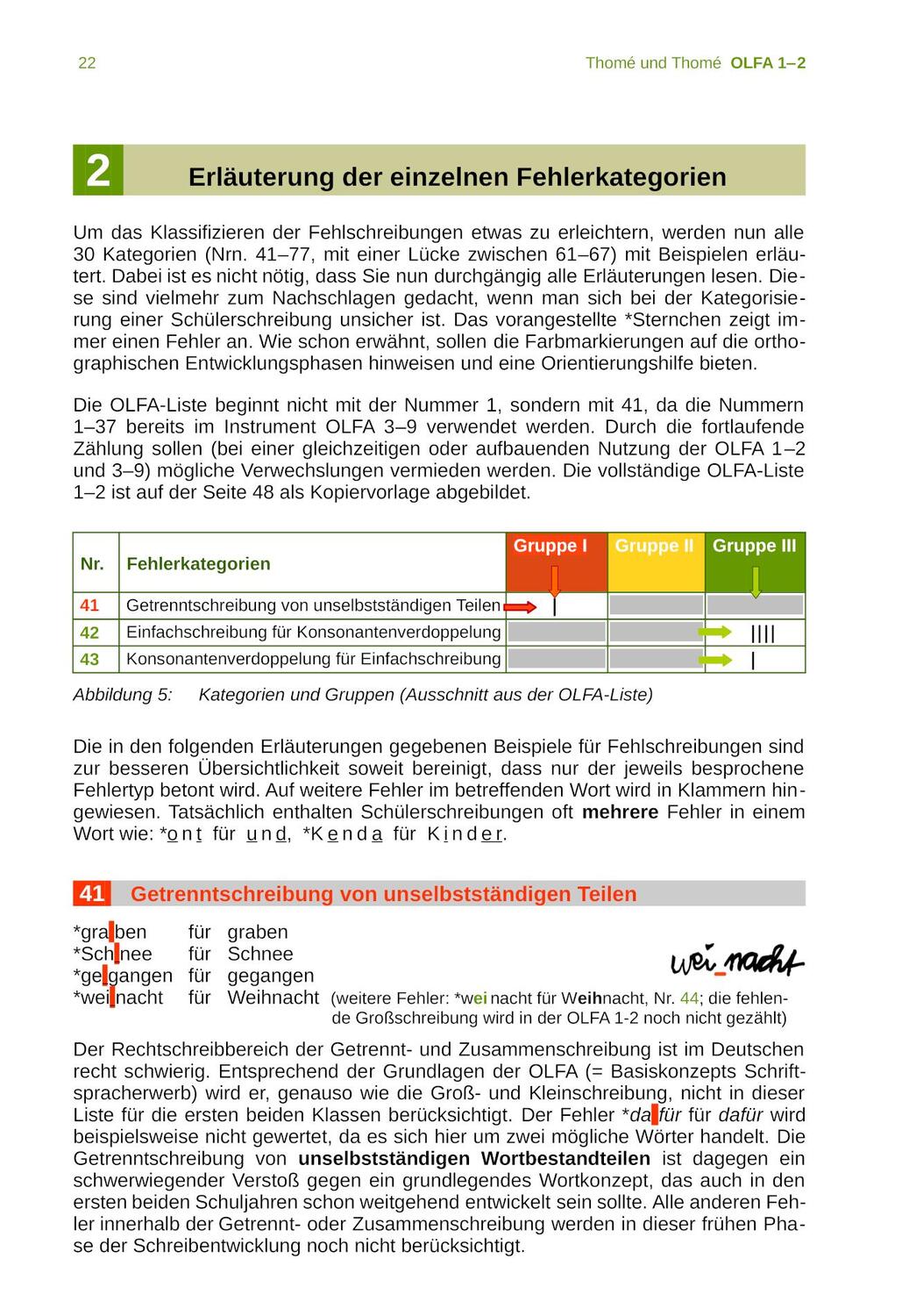 Bild: 9783942122047 | OLFA 1-2: Oldenburger Fehleranalyse für die Klassen 1 und 2 | Buch