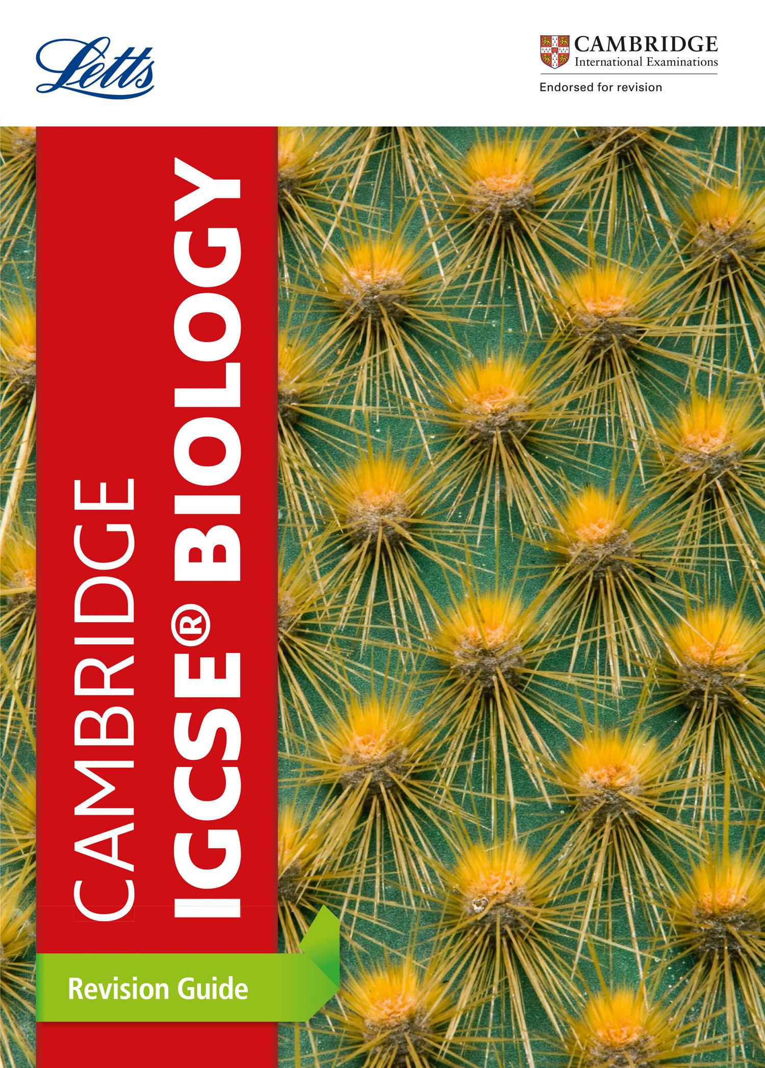 Cover: 9780008210311 | Cambridge IGCSE(TM) Biology Revision Guide | Letts Cambridge IGCSE