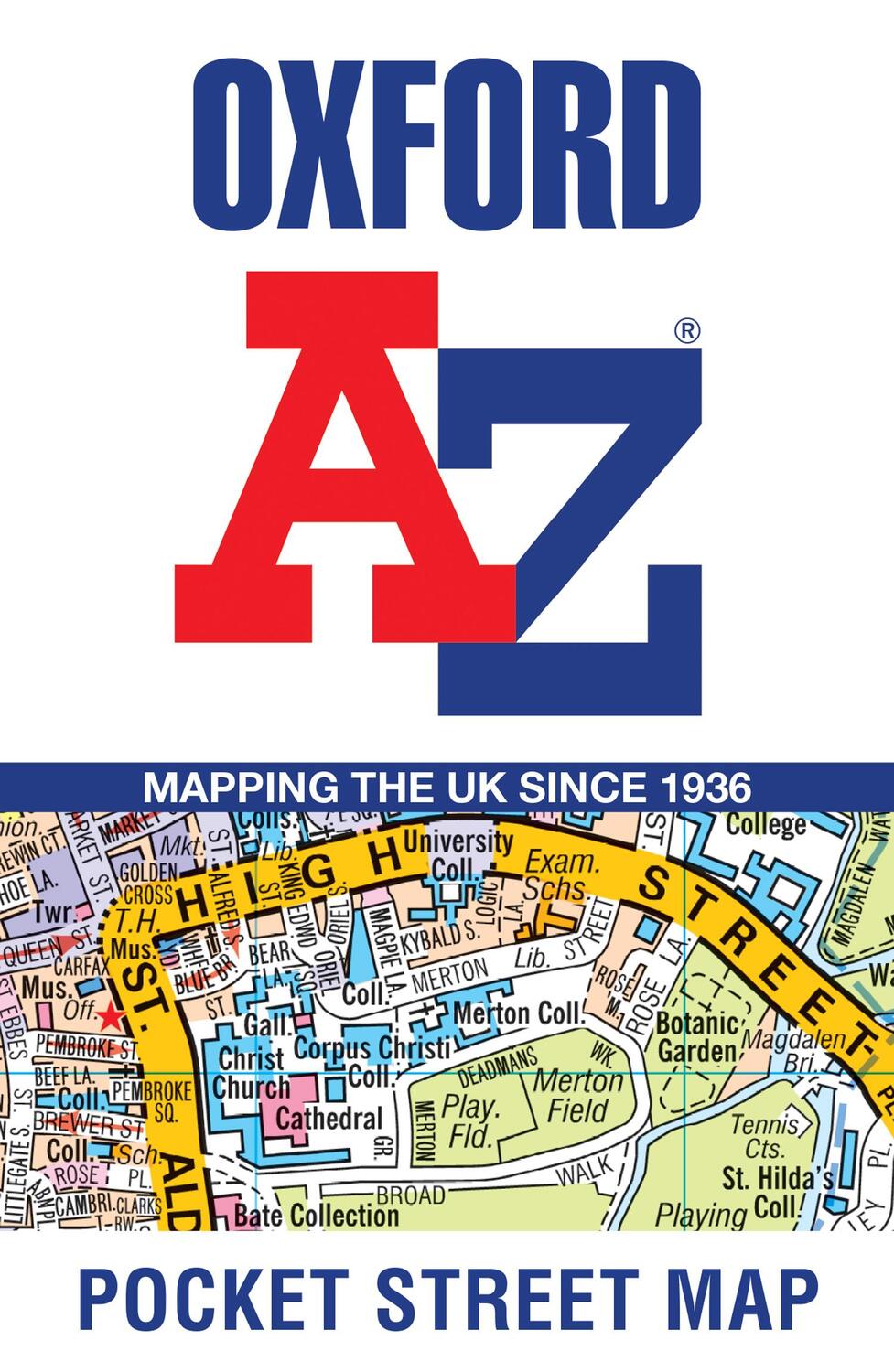 Cover: 9780008388058 | Oxford A-Z Pocket Street Map | A-Z Maps | (Land-)Karte | Englisch