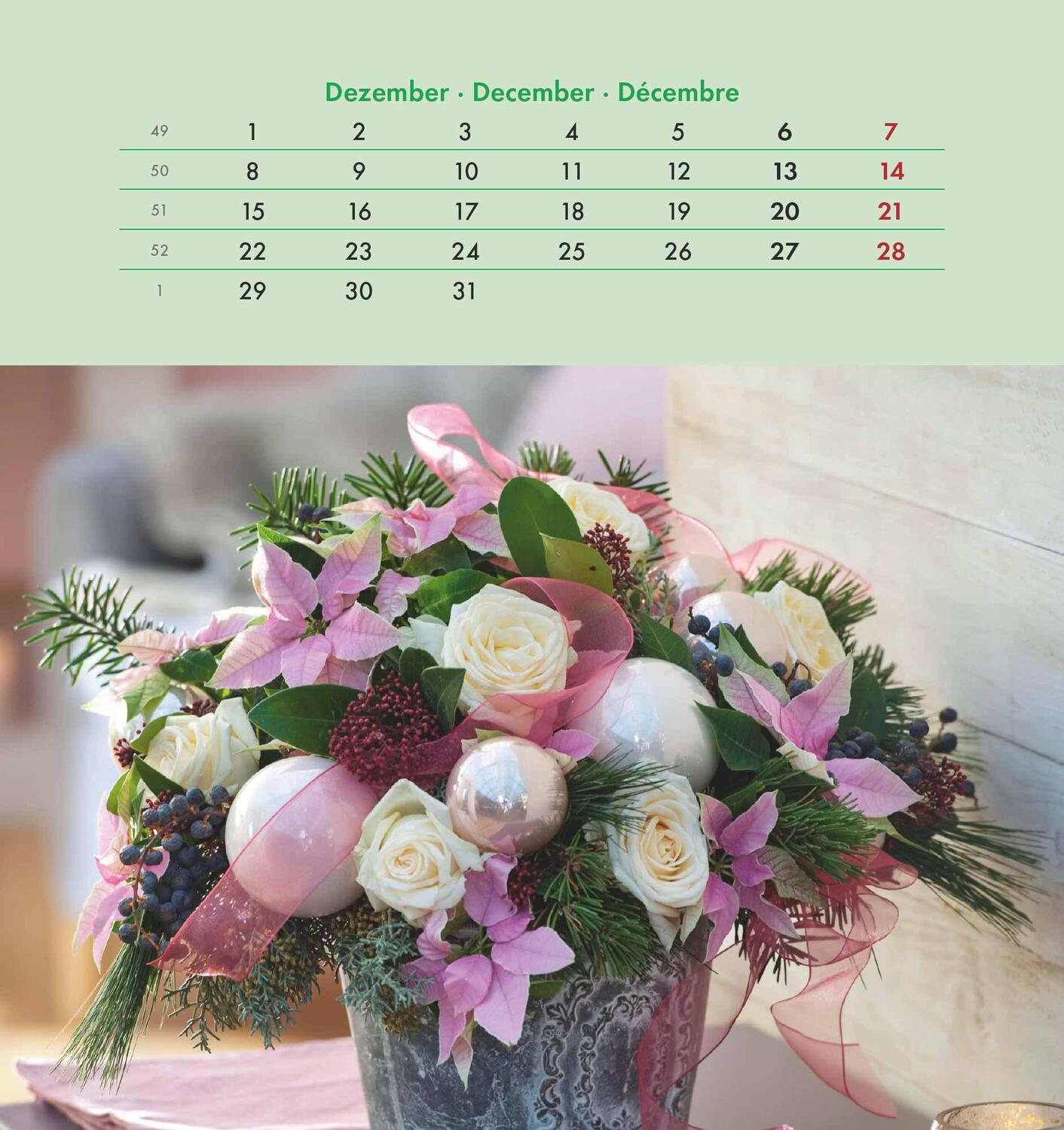 Bild: 4251732342289 | Blumengrüße 2025 - Postkartenkalender 16x17 cm - Blumen - zum...