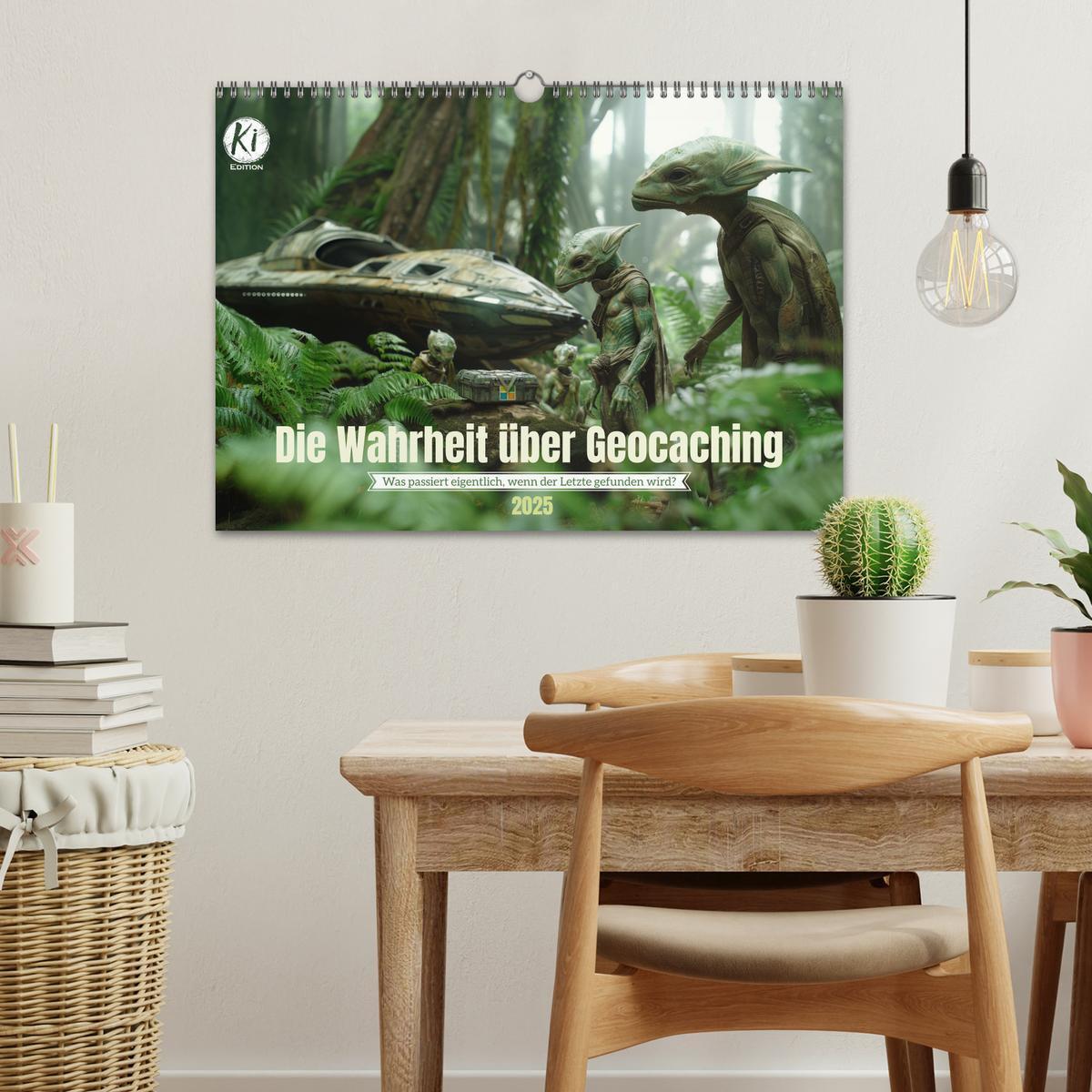 Bild: 9783435428557 | Die Wahrheit über Geocaching (Wandkalender 2025 DIN A3 quer),...