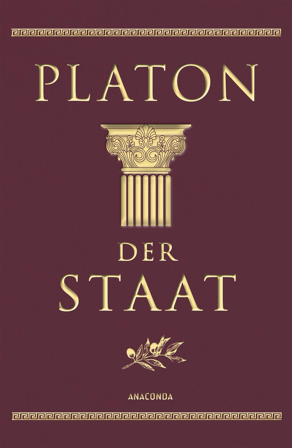 Cover: 9783730607312 | Der Staat (Cabra-Lederausgabe) | Cabra-Leder-Ausgabe | Platon | Buch