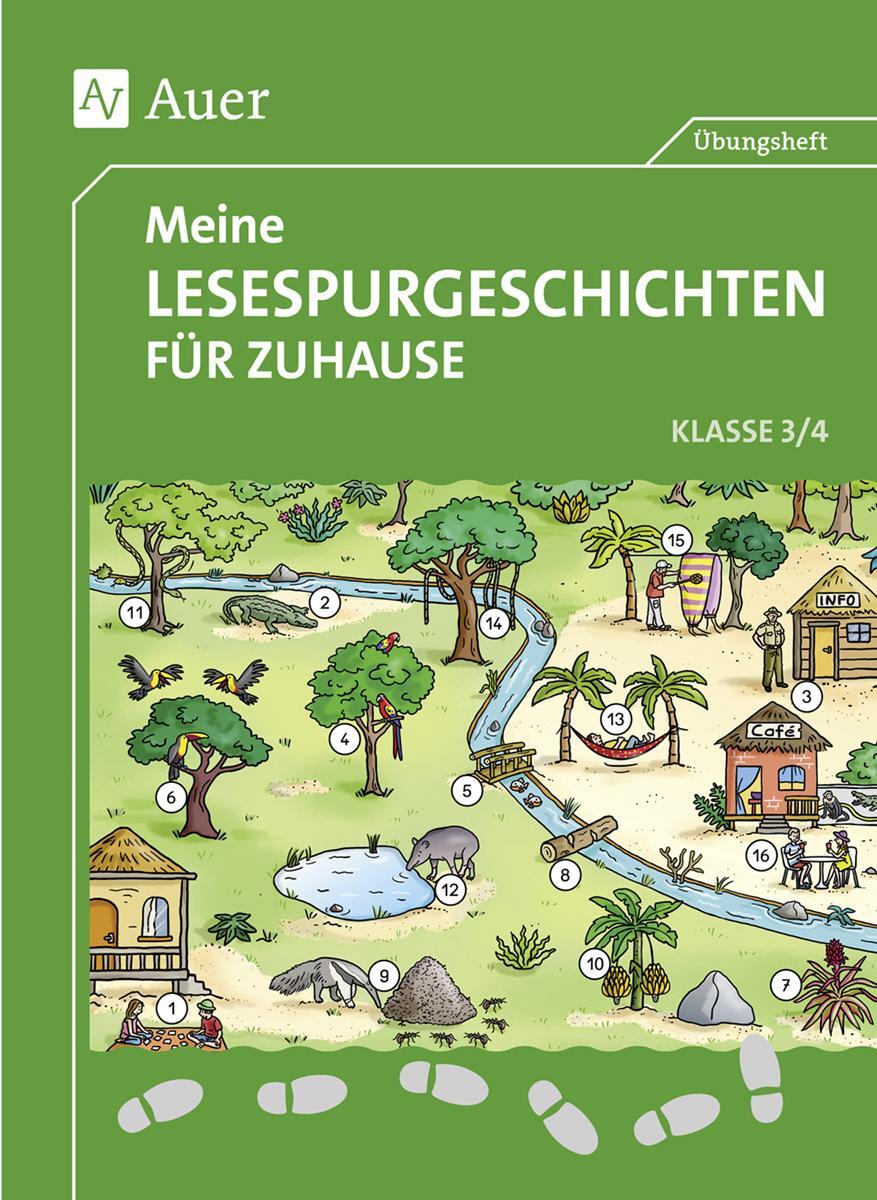 Cover: 9783403084792 | Meine Lesespurgeschichten für Zuhause - Klasse 3/4 | Blomann (u. a.)