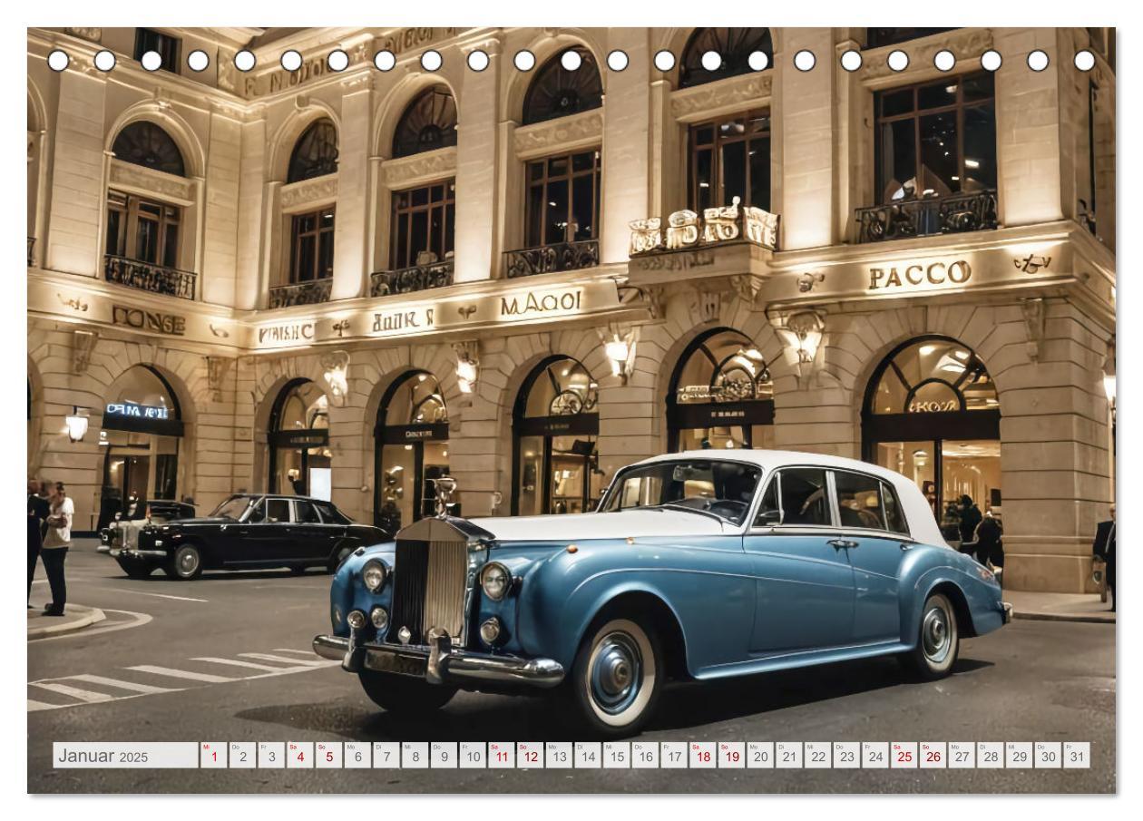 Bild: 9783457137635 | Virtual Classic Cars (Tischkalender 2025 DIN A5 quer), CALVENDO...