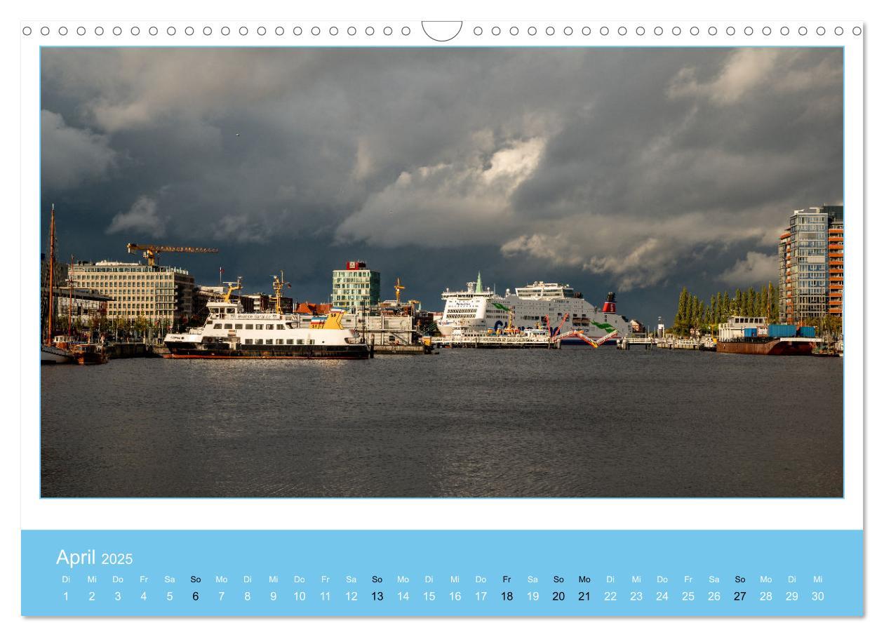 Bild: 9783435036554 | Kiel: Maritime Impressionen (Wandkalender 2025 DIN A3 quer),...