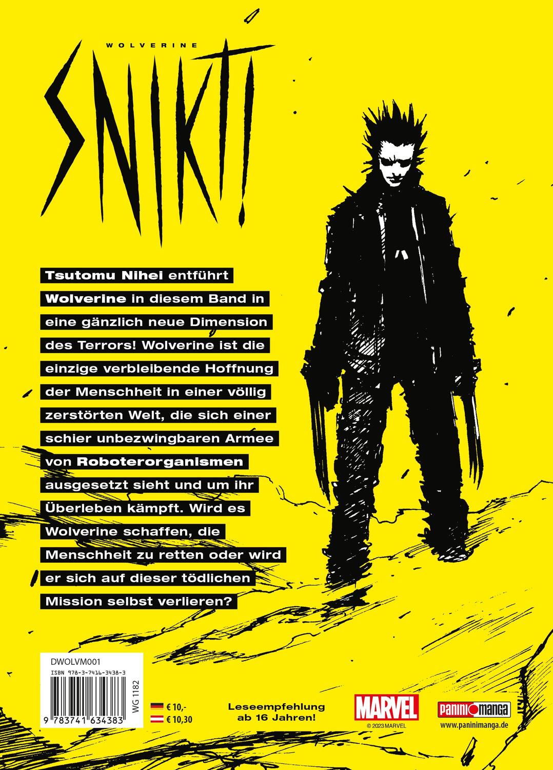 Rückseite: 9783741634383 | Wolverine: Snikt (Manga) | Tsutomu Nihei | Taschenbuch | 136 S. | 2023