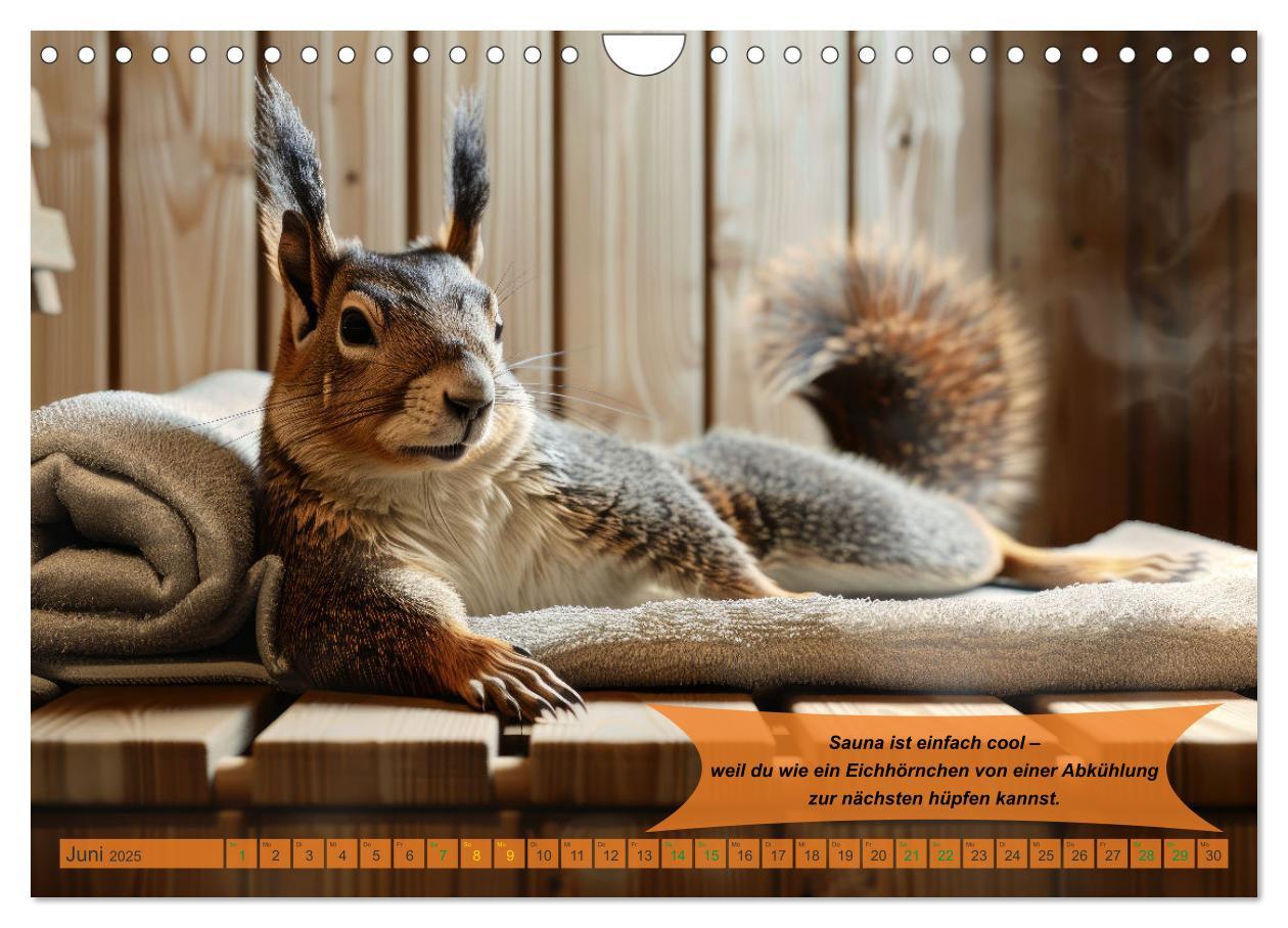 Bild: 9783457168141 | Tierisch lustige Saunafreunde (Wandkalender 2025 DIN A4 quer),...