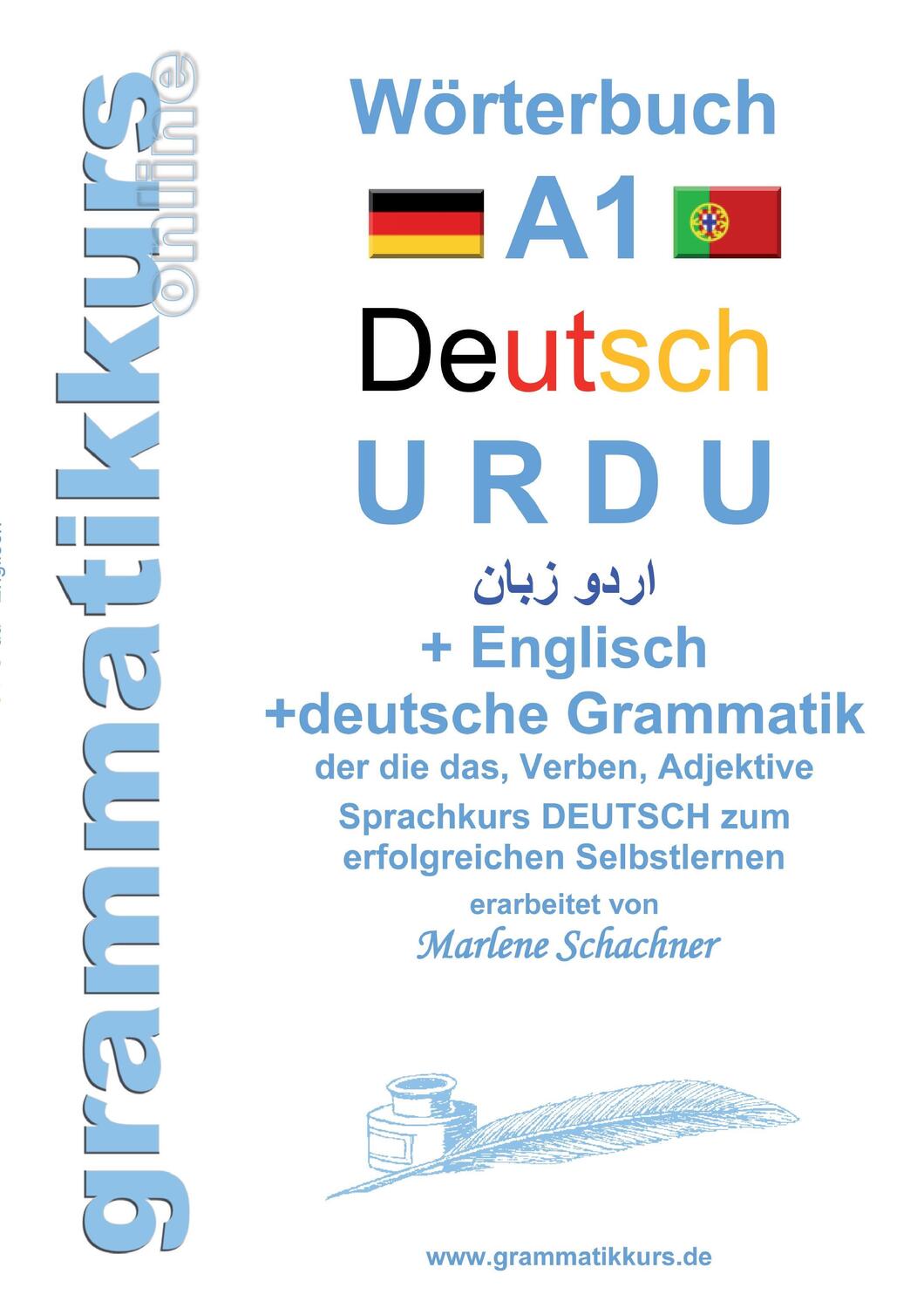 Cover: 9783738635805 | Wörterbuch Deutsch - Urdu - Englisch Niveau A1 | Aziz-Schachner | Buch
