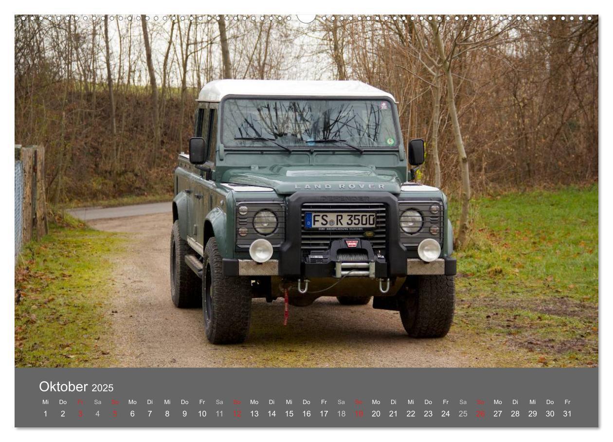 Bild: 9783435505555 | Defender für's Grobe (Wandkalender 2025 DIN A2 quer), CALVENDO...