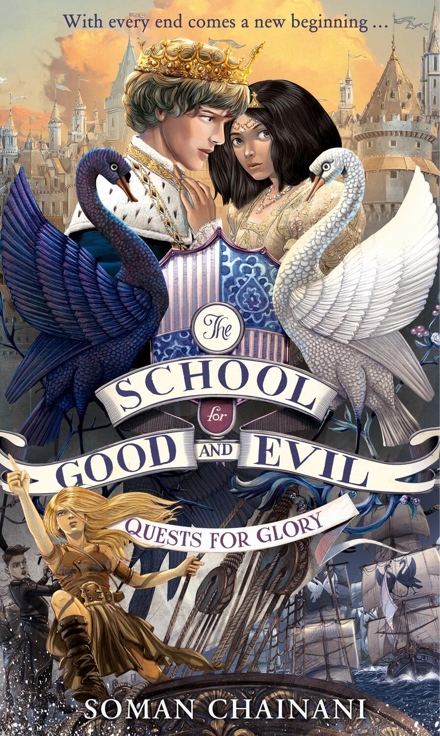 Cover: 9780008224479 | The School for Good and Evil 04. The Quests for Glory | Soman Chainani