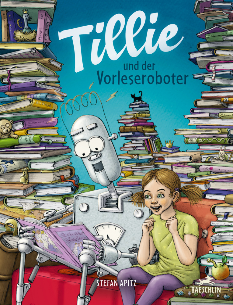 Cover: 9783038930389 | Tillie und der Vorleseroboter | Bilderbuch | Stefan Apitz | Buch