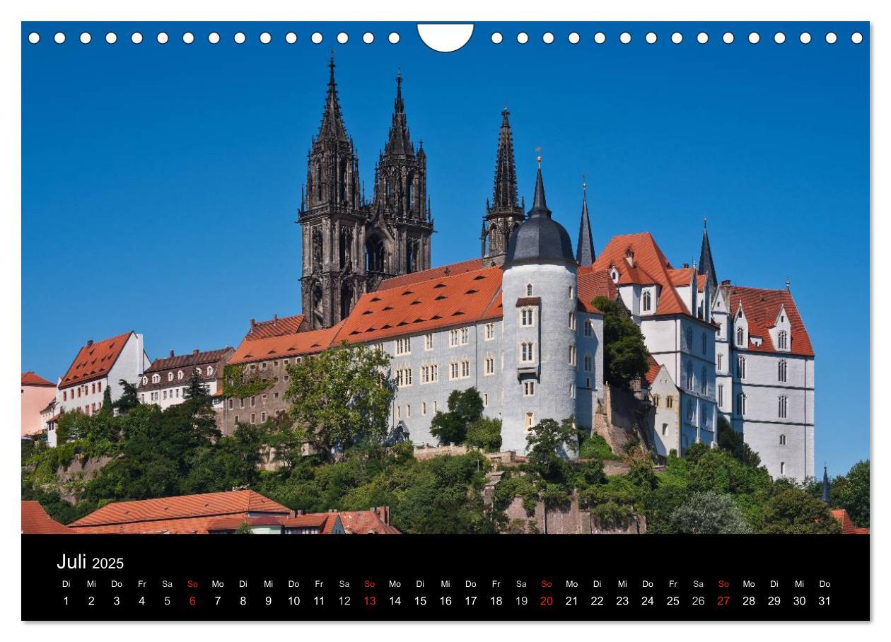 Bild: 9783435829958 | Sächsische Burgen und Schlösser (Wandkalender 2025 DIN A4 quer),...