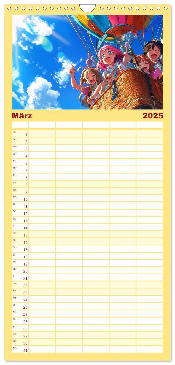 Bild: 9783457223062 | Familienplaner 2025 - Anime Kalender ¿ Charaktere im Slice-of-Life...