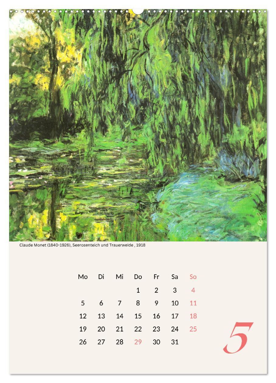 Bild: 9783457225301 | Claude Monet Impressionen (Wandkalender 2025 DIN A2 hoch), CALVENDO...