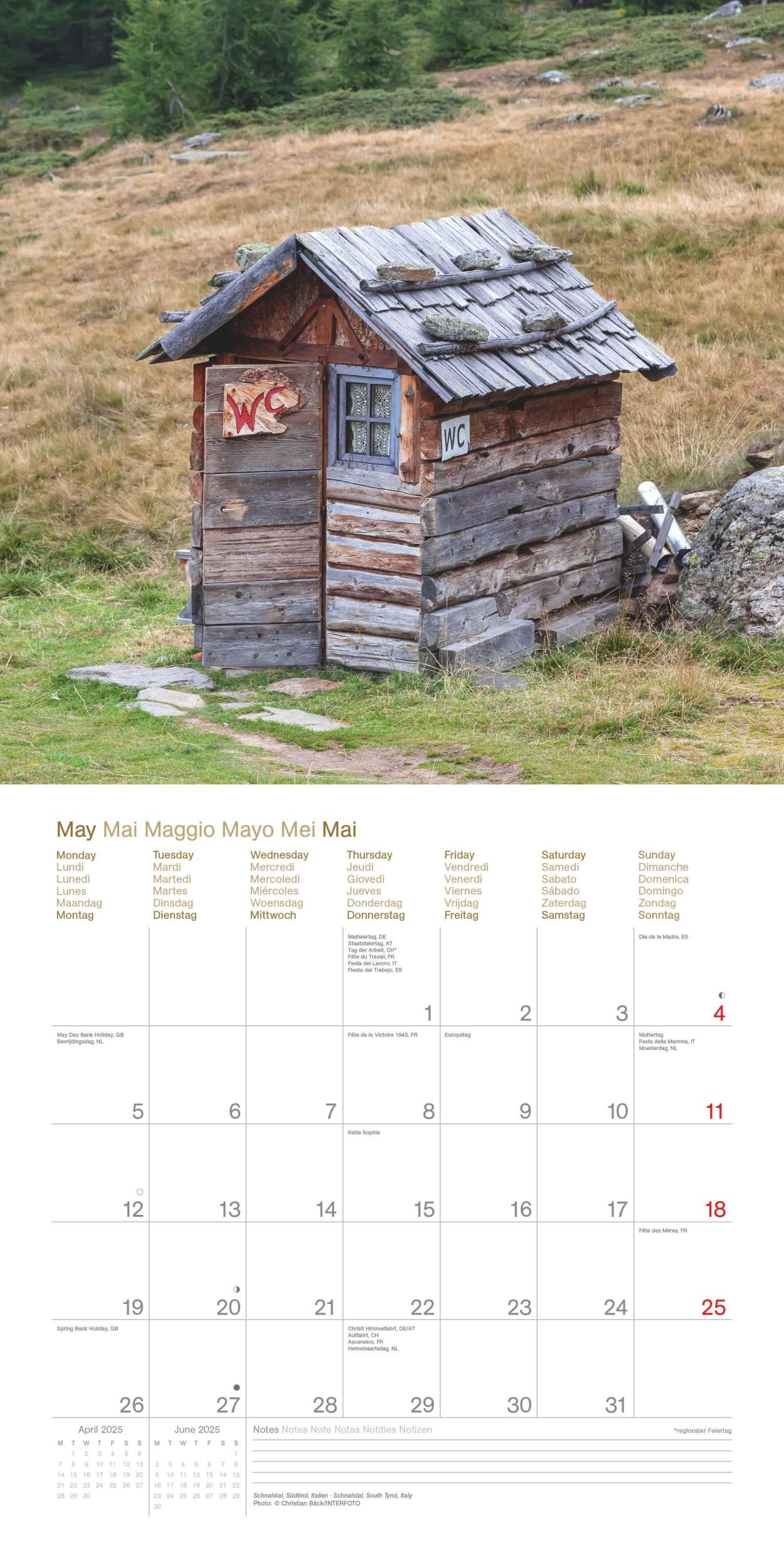 Bild: 4002725994165 | Toilets Around the World 2025 - Wand-Kalender - Broschüren-Kalender...