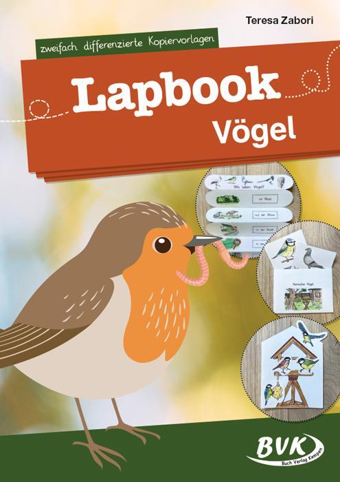 Cover: 9783965202184 | Lapbook Vögel | zweifach differenzierte Kopiervorlagen | Teresa Zabori
