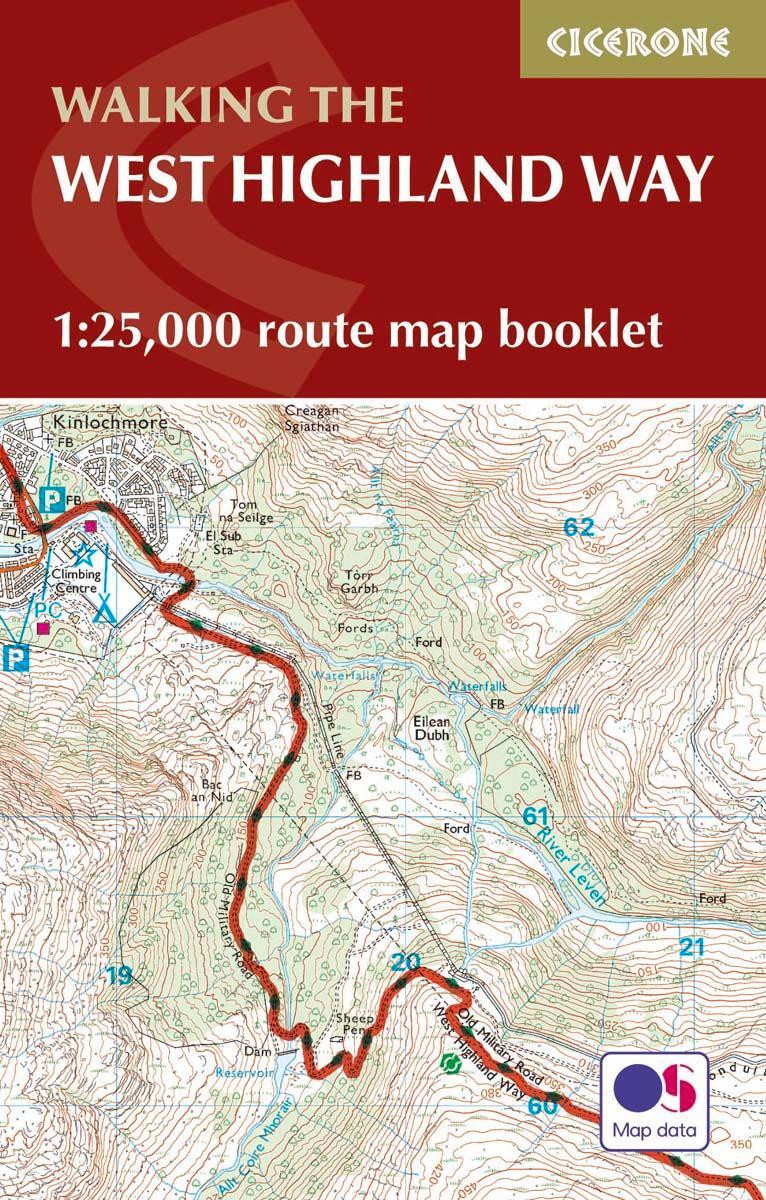 Cover: 9781852848989 | West Highland Way Map Booklet | 1:25,000 OS Route Mapping | Buch